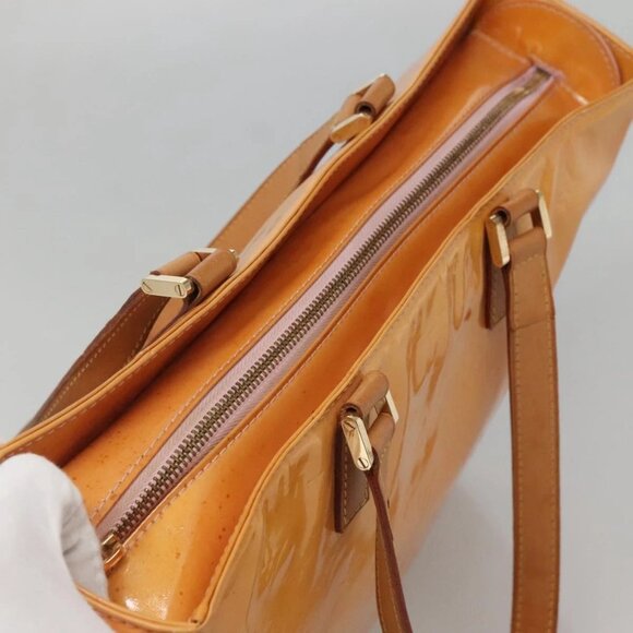 LOUIS VUITTON Monogram Vernis Columbus Bag Marshmallow Pink M91032 Auth BA5406 - Picture 7 of 16